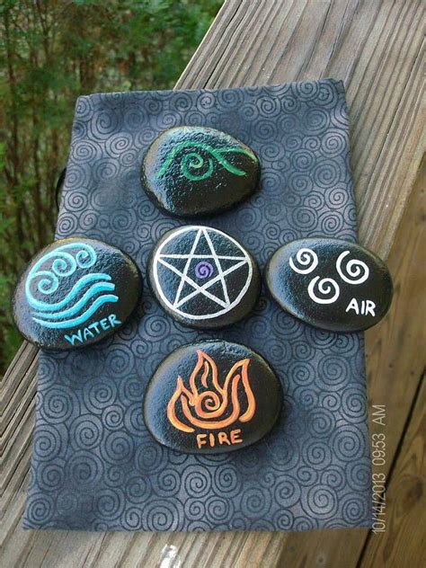 The Symbolic Language of Wiccan Element Icons